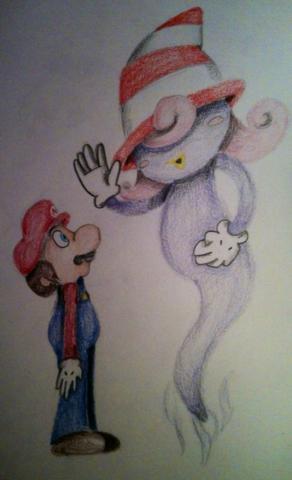 Mario and Vivian by AsplodingMushrooms
