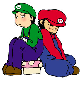Asuma&amp;Shika Mario bros by AsuMaru