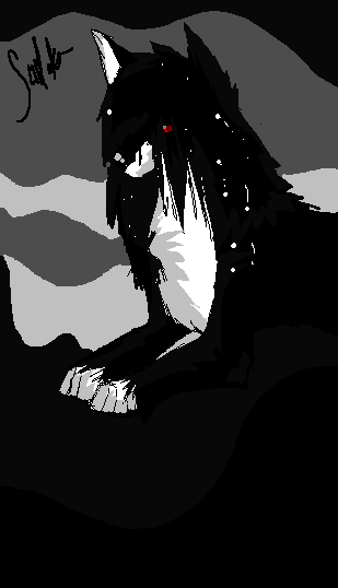 Sadako wolfie by Atashi