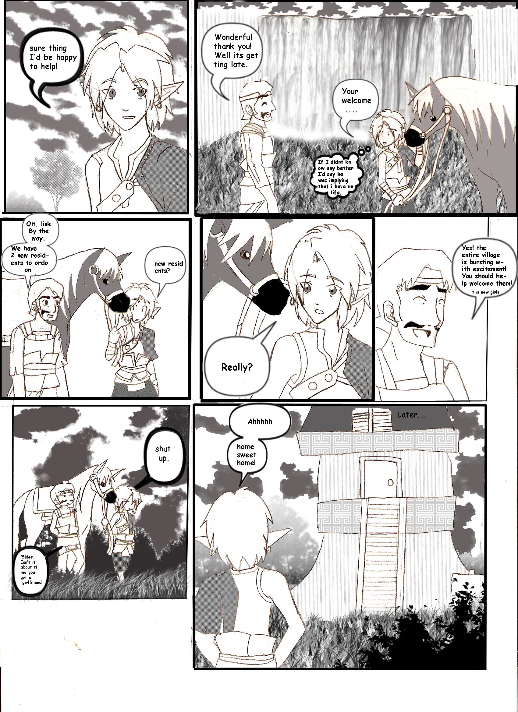 TP doujinshii page two by Atashi