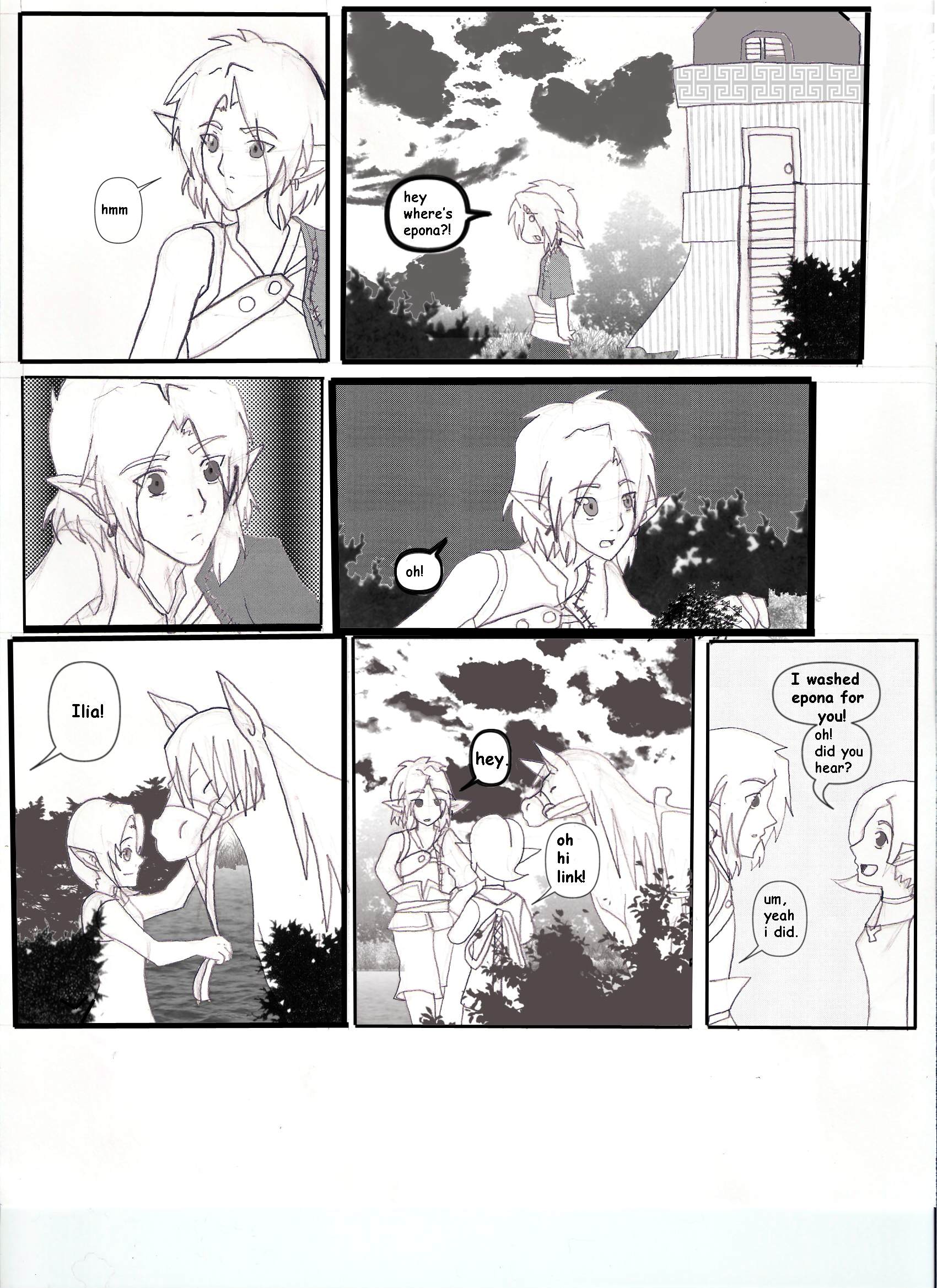 TP doujinshii page three by Atashi
