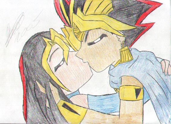 A kiss from the Pharaoh by Atems_queen