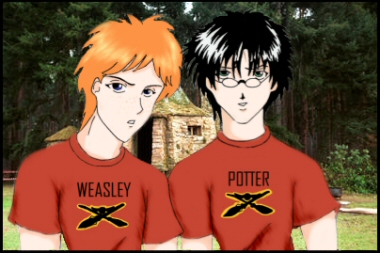 Harry and Ron by Atratus