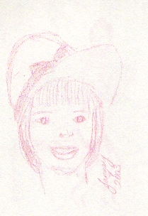girl in cloche hat by AuraHeart