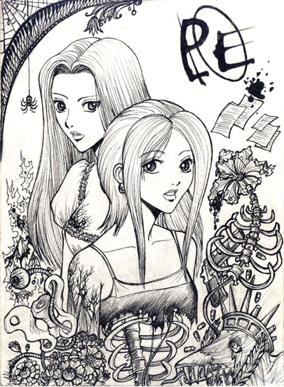 Aya and Eve by Autumn-Sacura