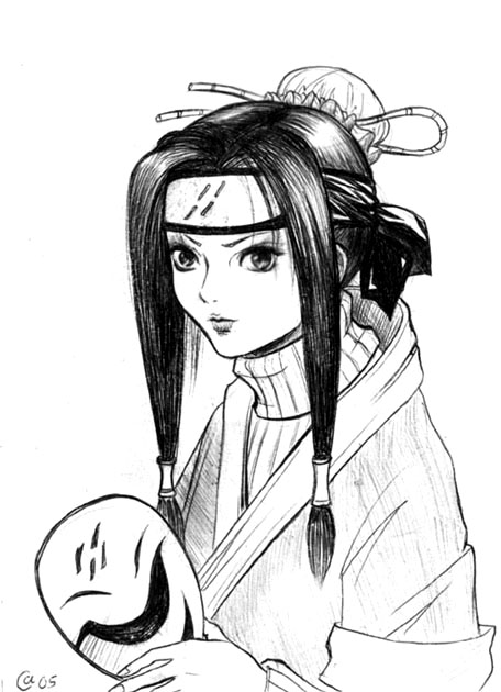 Haku without his mask by Autumn-Sacura