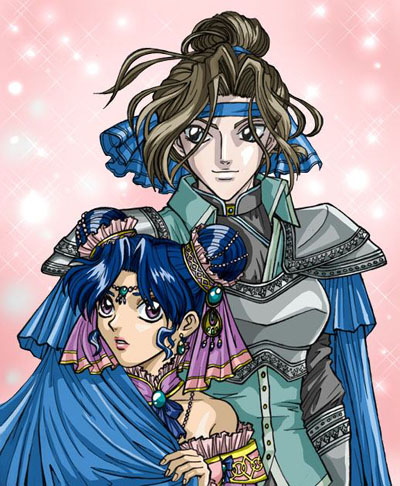 Princess and her knight by Autumn-Sacura