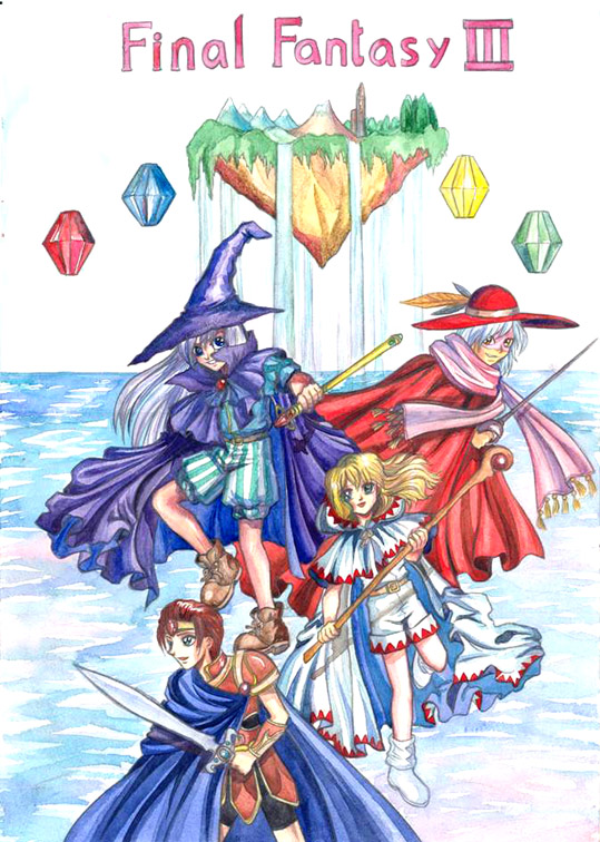 Final Fantasy 3 fanart by Autumn-Sacura