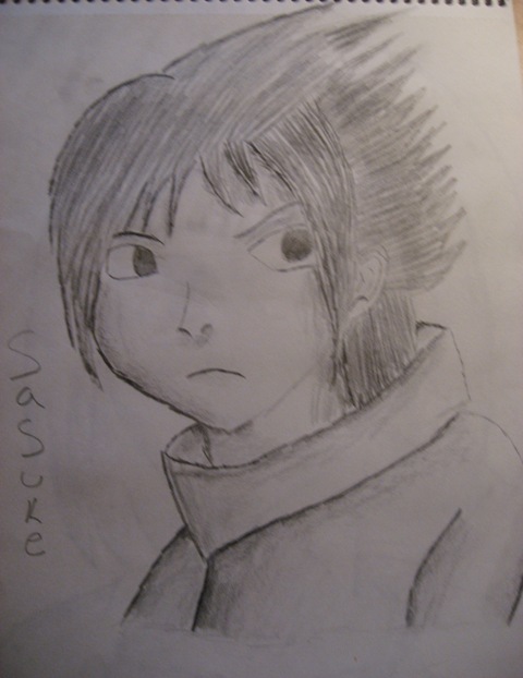 Sasuke(sketch) by AvatarFan24
