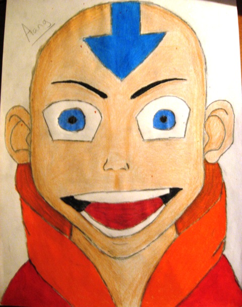 Aang Colored by AvatarFan24
