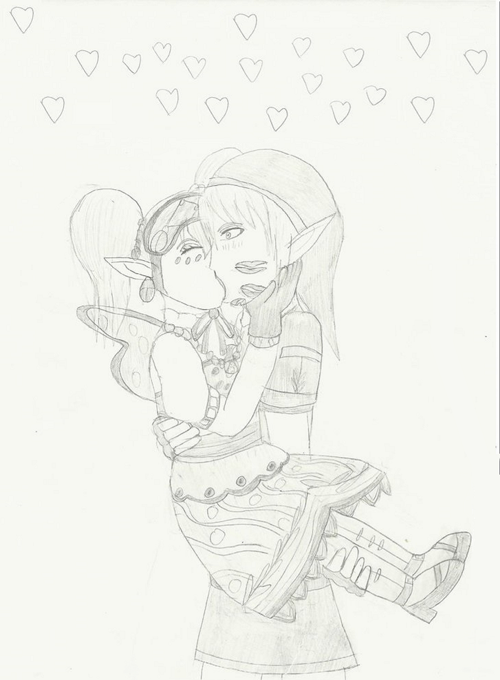 Link x Agitha by AwesomePairings