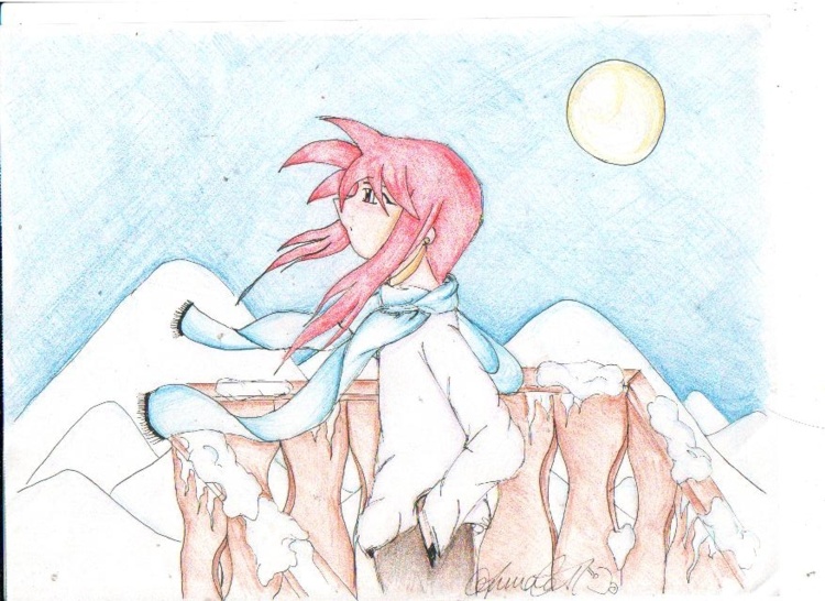 Aya-kun in the snow by Aya_kun_is_mine