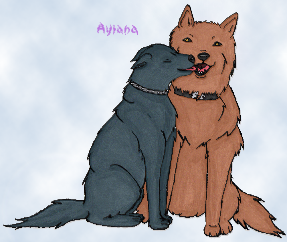 Blue and Hige by Ayiana07