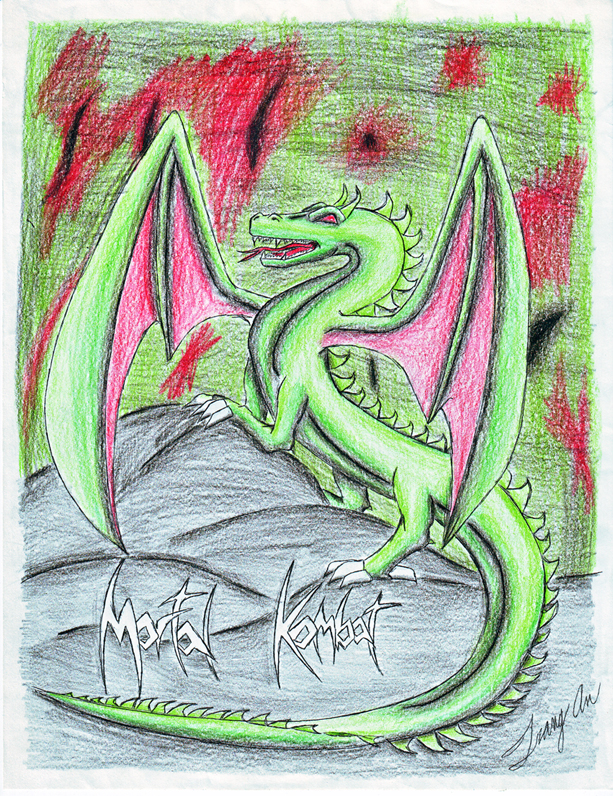 Mortal Kombat dragon by AznTigress