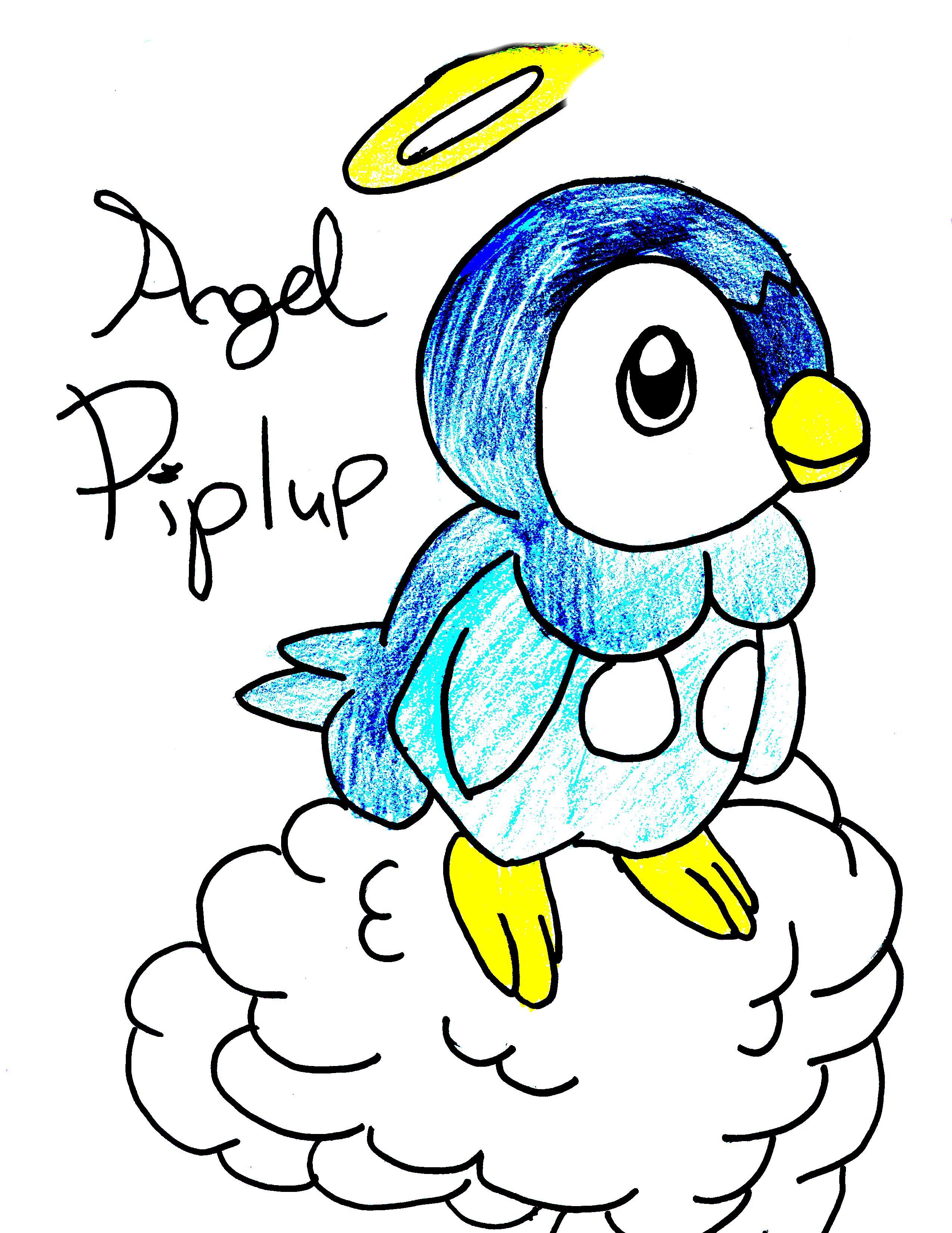 Angel Piplup by Azrob