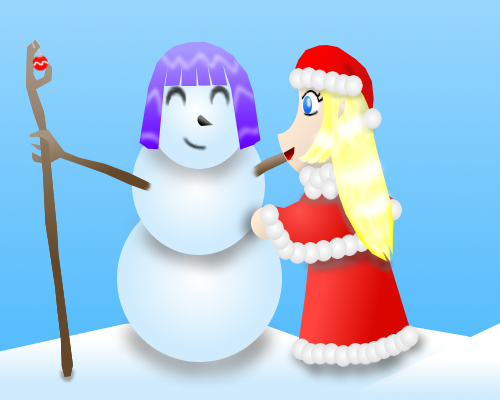 Filia's Snowman by AzureMikari