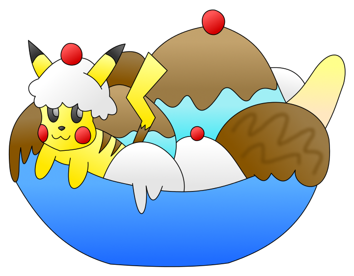Pikachu Icecream remake by AzureMikari