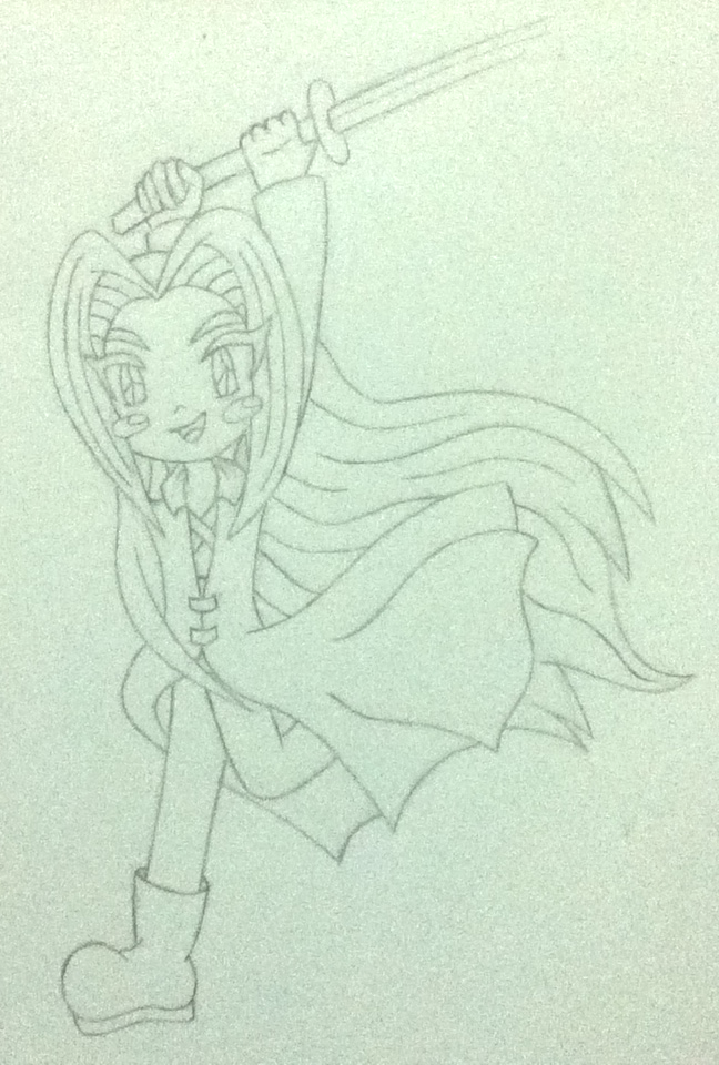 Sephiroth sketch by AzureMikari