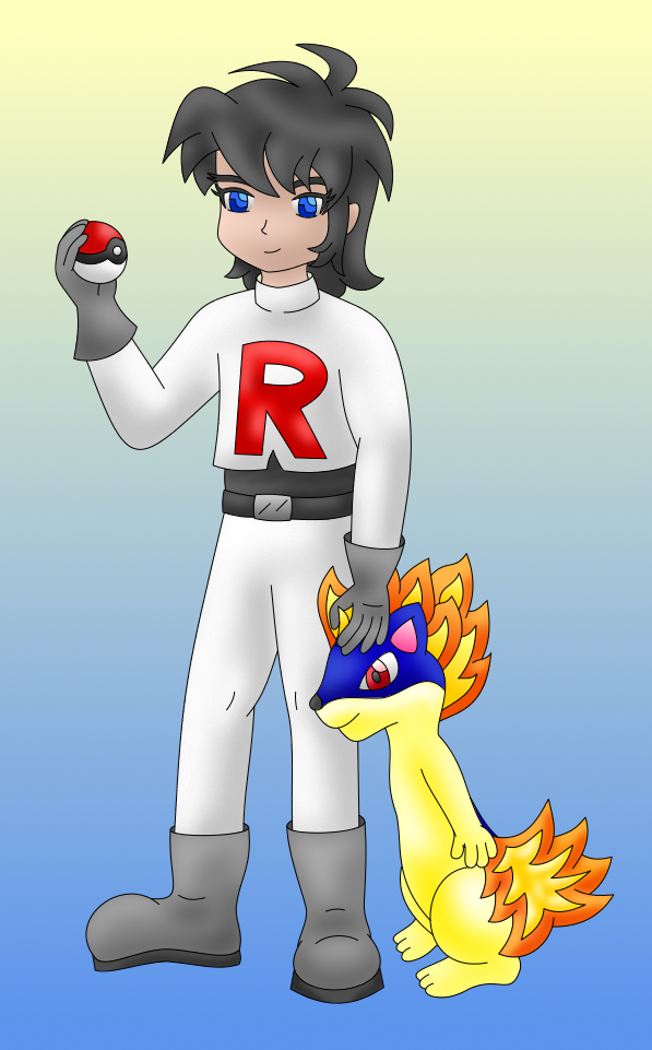 Ryo Rocket colored by AzureMikari