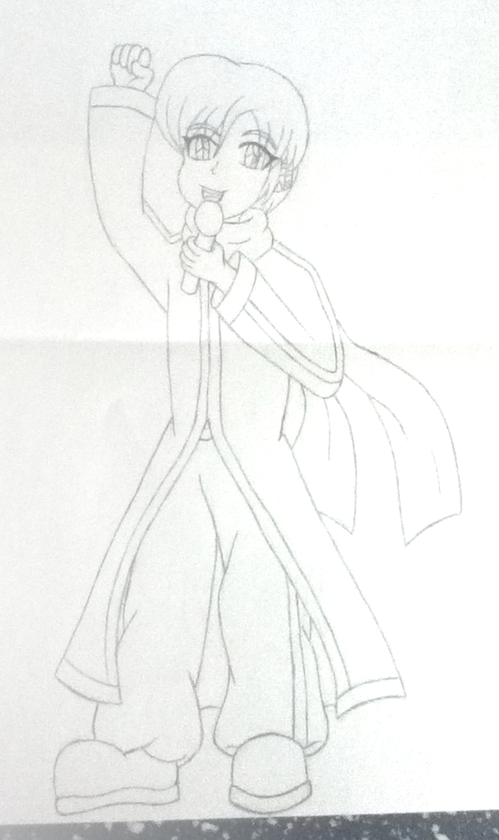 Kaito sketch by AzureMikari