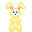 yellow bunny by AzureMikari