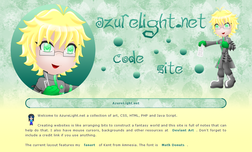 AzureLight.net - Kent (Amnesia) layout by AzureMikari