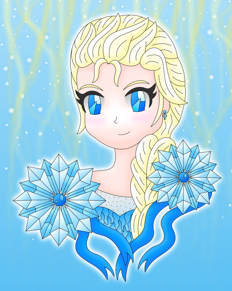 Frozen Elsa by AzureMikari