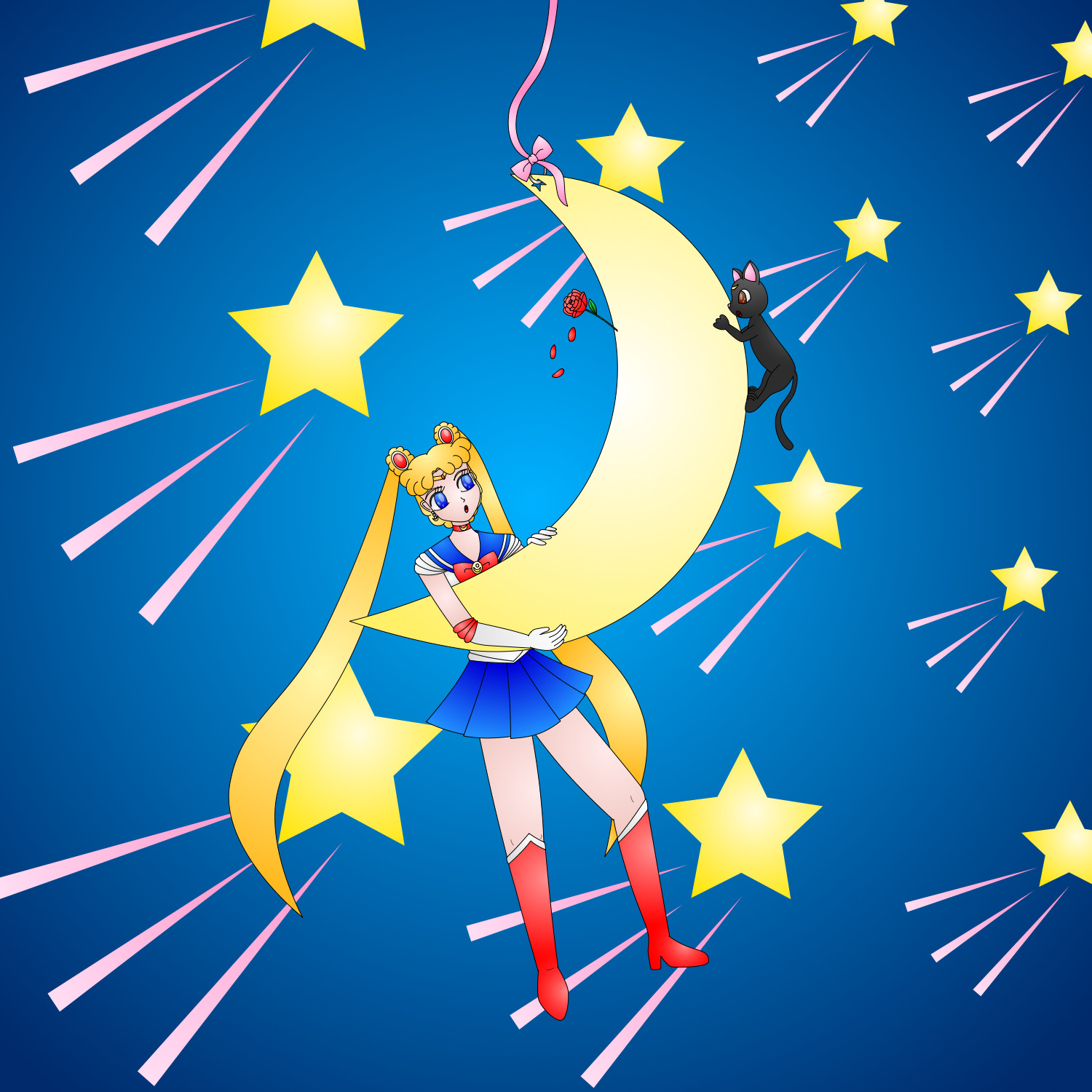 Sailor Moon by AzureMikari