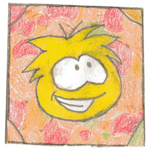 yellow puffle by abbie1122