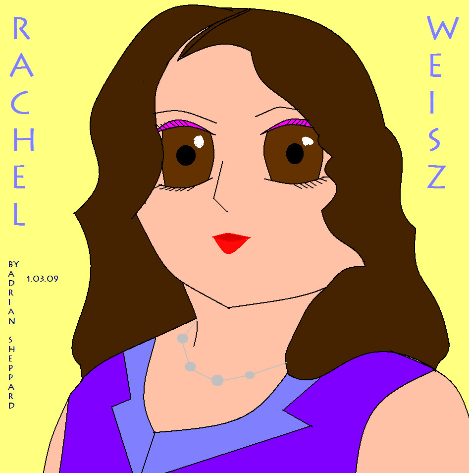 Rachel Weisz as an anime by adsheppard