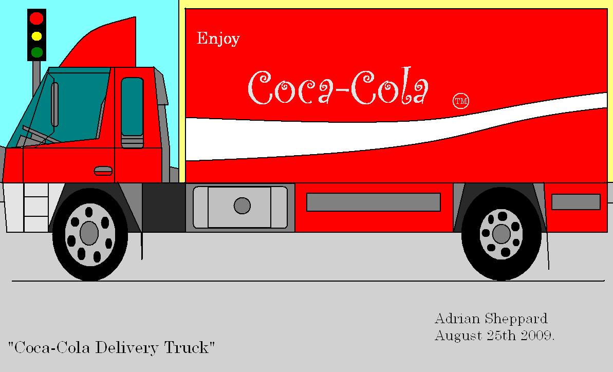 Coca-Cola Delivery Truck by adsheppard