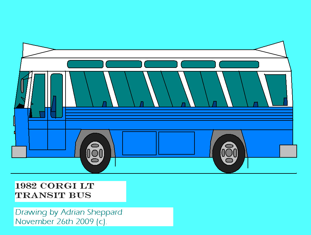 Fictional Corgi Bus by adsheppard