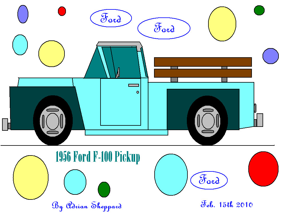 Ford F-100 1956 by adsheppard