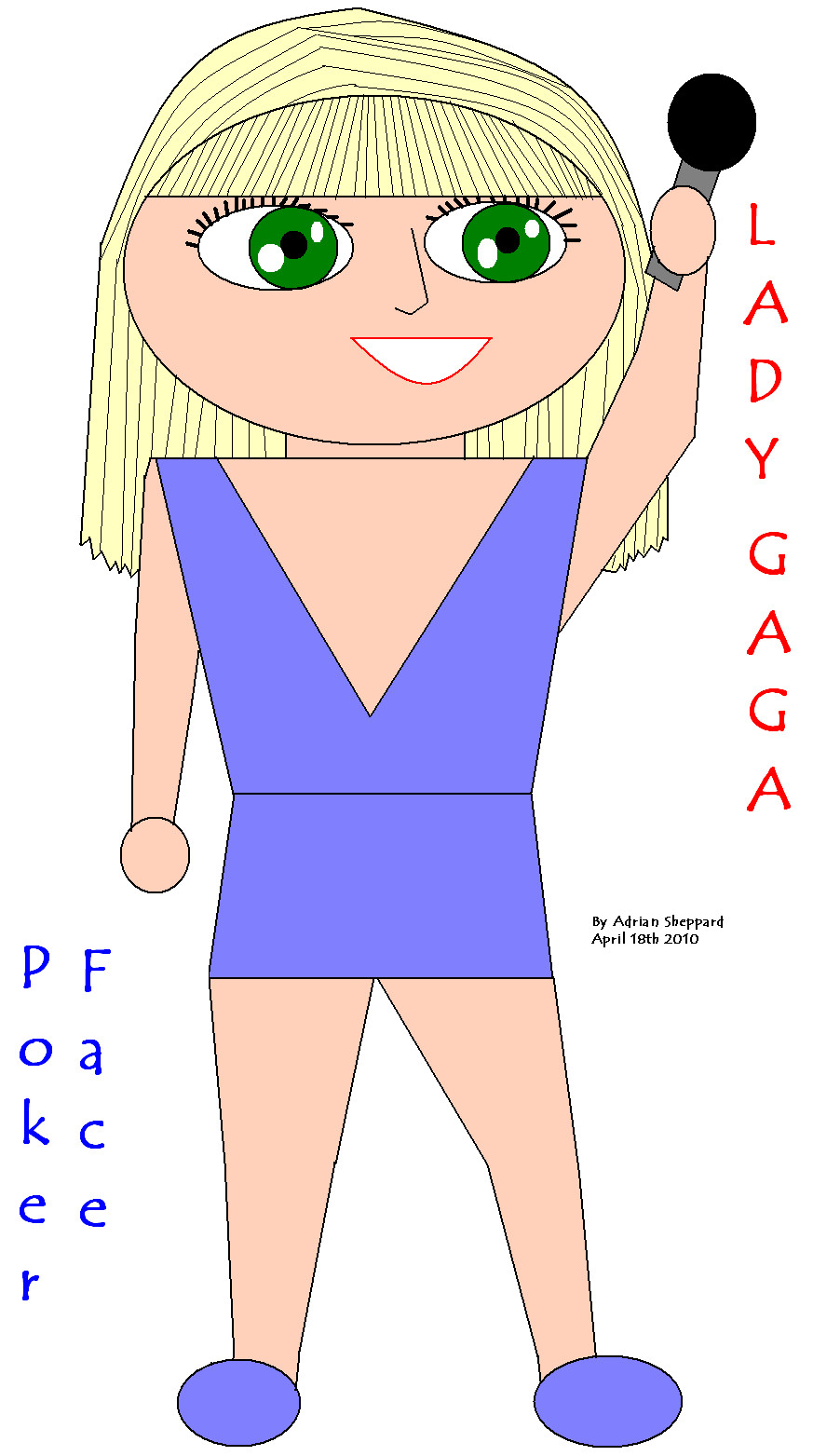 Lady GaGa MS Paint by adsheppard