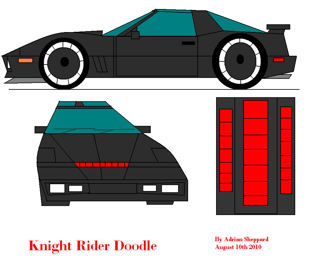Knight Rider Doodle by adsheppard