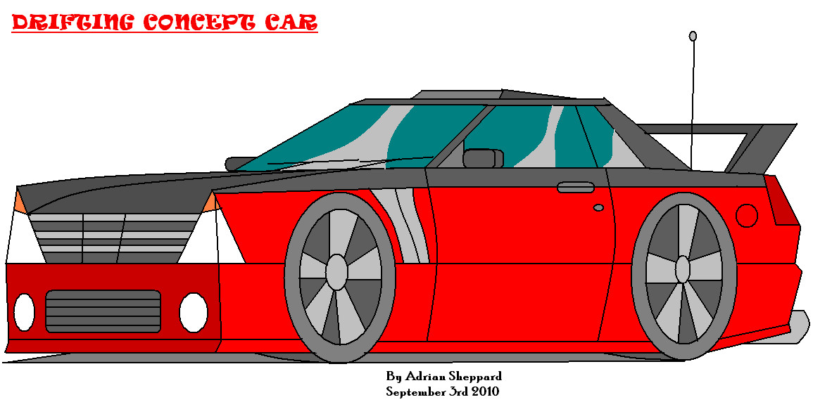 Drifting Concept Car by adsheppard