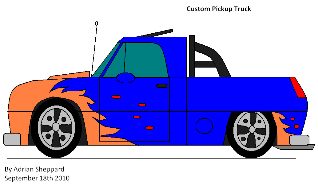 Custom Pickup Truck by adsheppard