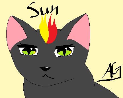 Sun as a kitty-her OTHER form! ^_^ by aeris7dragon