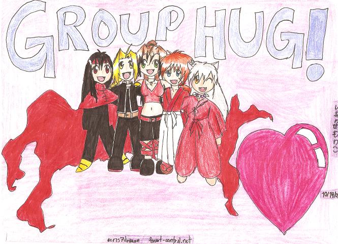 GROUP HUG!!! by aeris7dragon