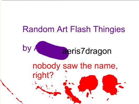 Random Art Flash Thingy by aeris7dragon