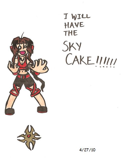 I WILL have the SKY CAKE!!!! by aeris7dragon