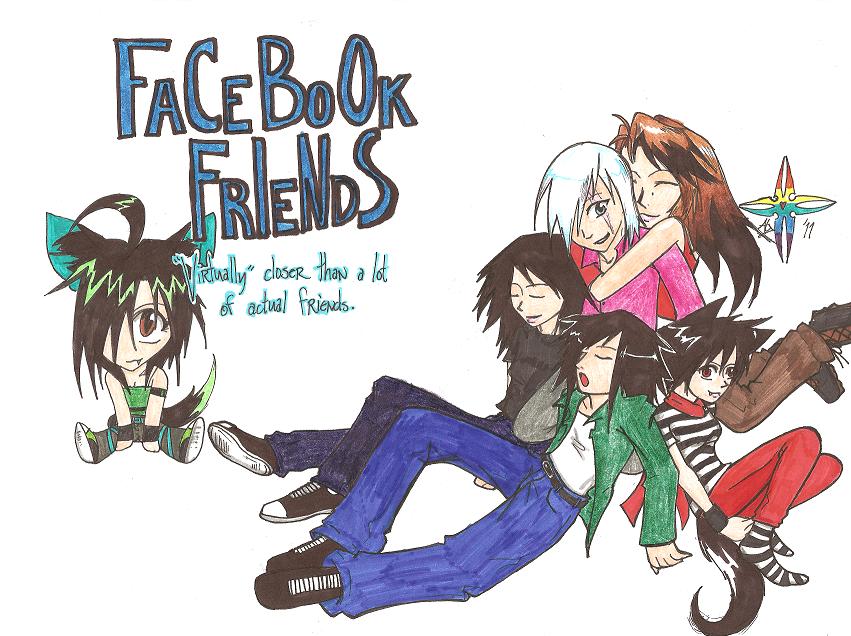 Facebook Friends by aeris7dragon