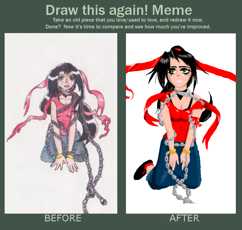 Draw this again! Meme - Windsong Chained by aeris7dragon
