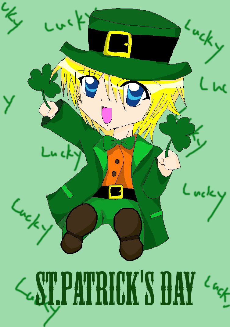 Happy St.Patrick's Day-Akira by afash