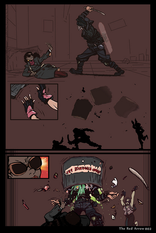 Red like hell comic page 6 by airman4