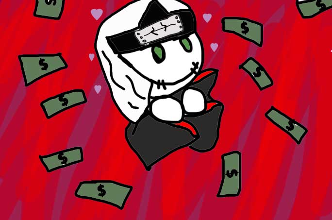 Akatsuki Chibis: Money glorious money by akatsukidragon