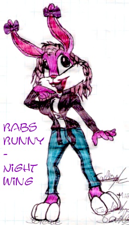 Babs Bunny Rocker by ala_nocturna