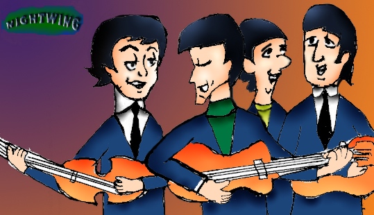 !The Beatles Cartoon! by ala_nocturna