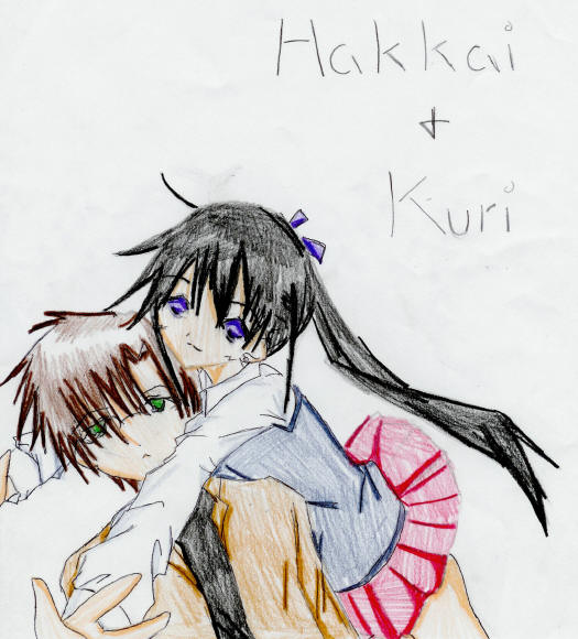 Hakkai and Kuri by alchan