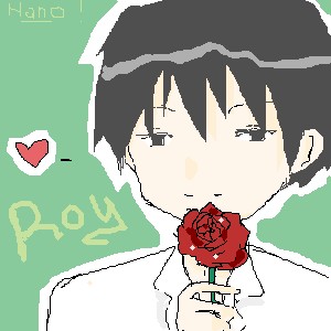 roy with a rose *request for anna mustang* by alchan